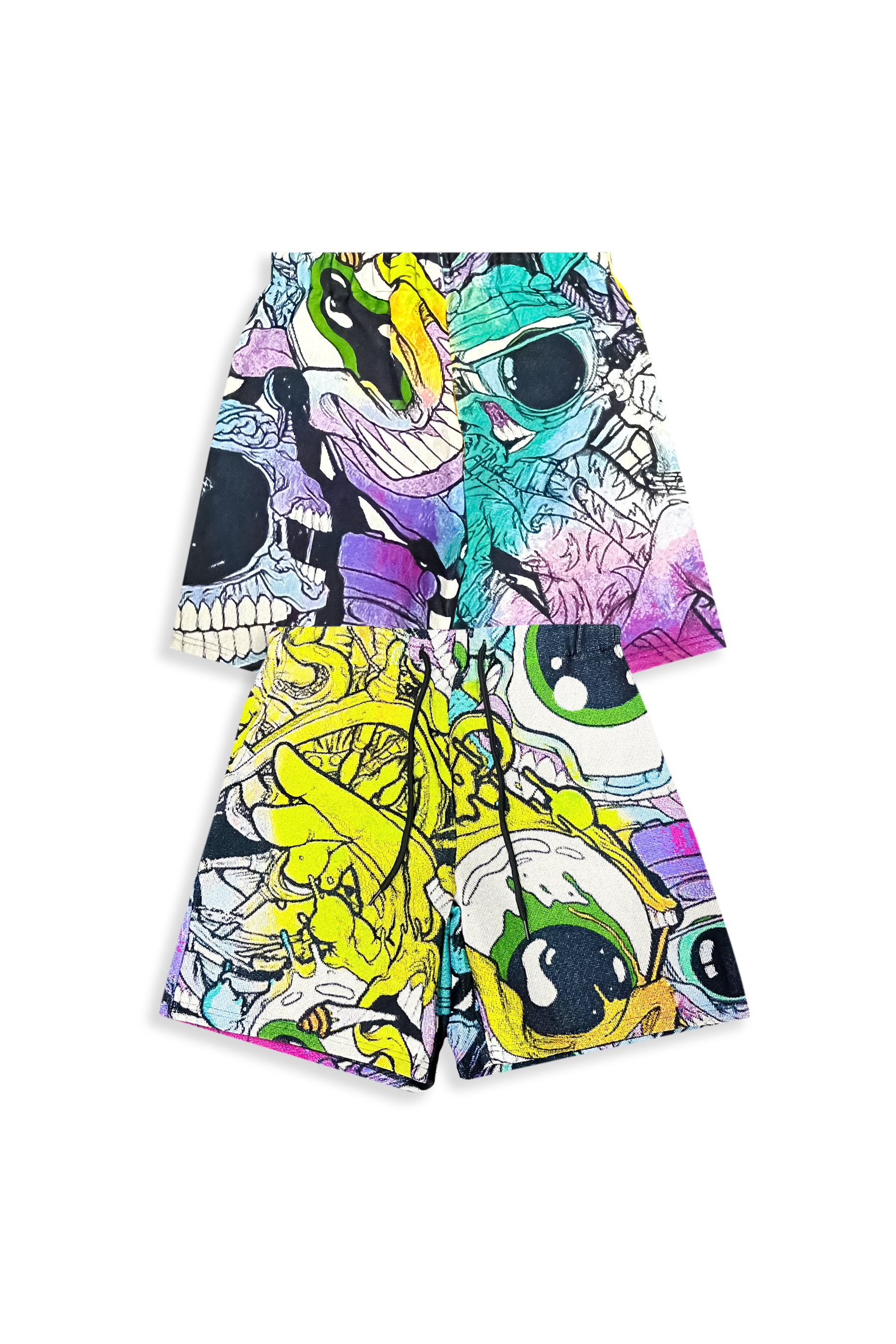SUBTRONICS X AB CUSTOM KNIT WOVEN SHORTS
