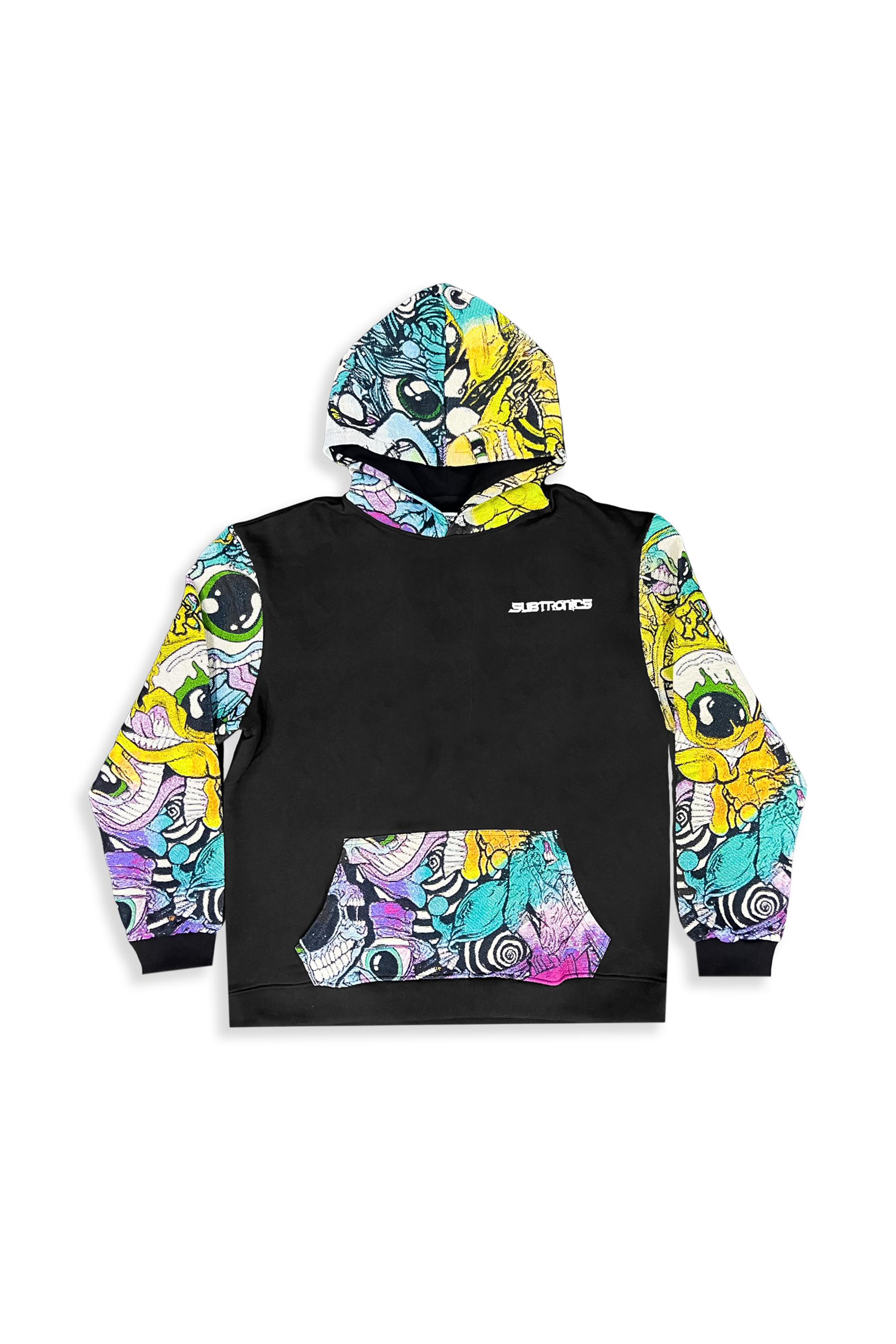 SUBTRONICS X AB CUSTOM HEAVYWEIGHT X KNIT WOVEN PULLOVER HOODIE
